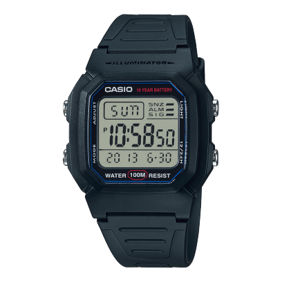 [SKU: W-800H-1AVDF] Casio General Watch - W-800H-1AVDF