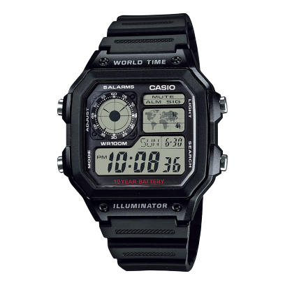 [SKU: AE-1200WH-1AVDF] Casio General Watch - AE-1200WH-1AVDF